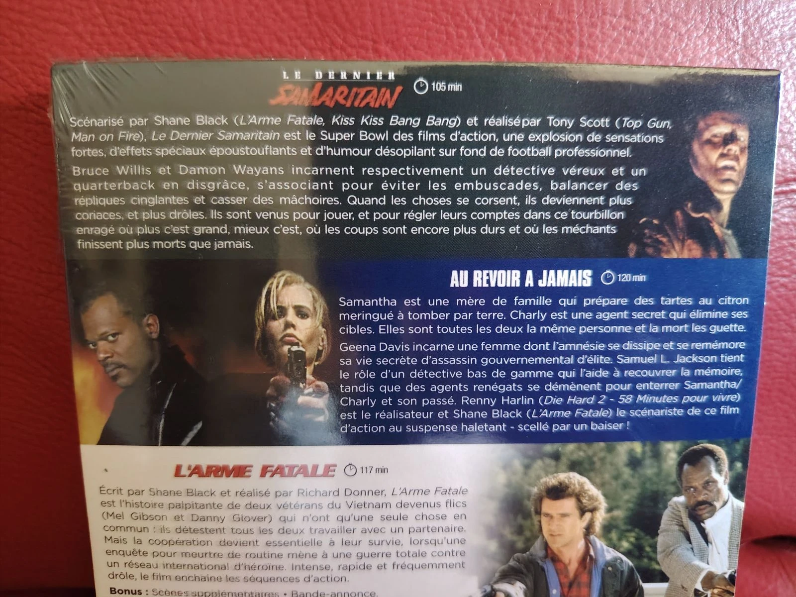 Caja de Blu-ray el último samaritano Adiós para siempre la arma fatal – photo 3